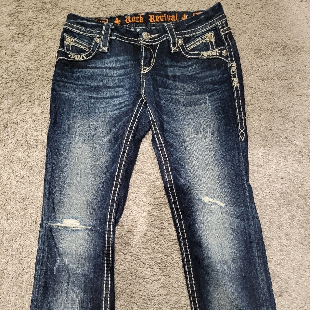 Rock Revival Elaina Crop